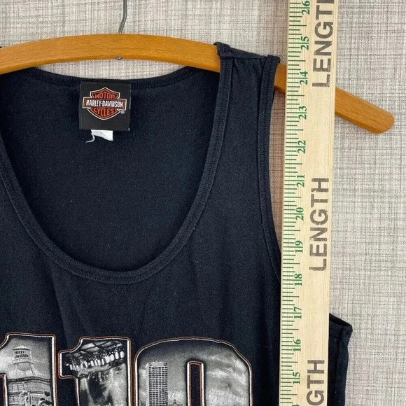 Harley Davidson Tank Top Womens black M 4004 - Picture 3 of 9